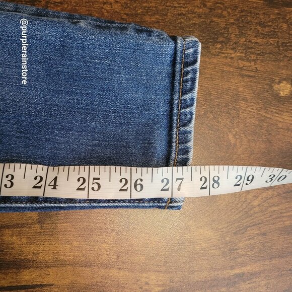 Madewell Jeans 27 High Riser Skinny Davis Wash B7131 Stretch Denim - Picture 9 of 11